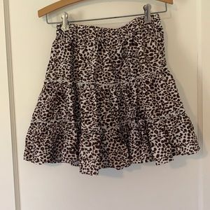 SHEIN Cheetah Skirt